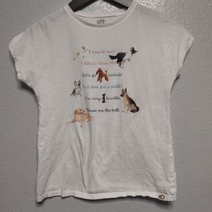 Uniqlo Discovery‎ Dog shirt size 11-12